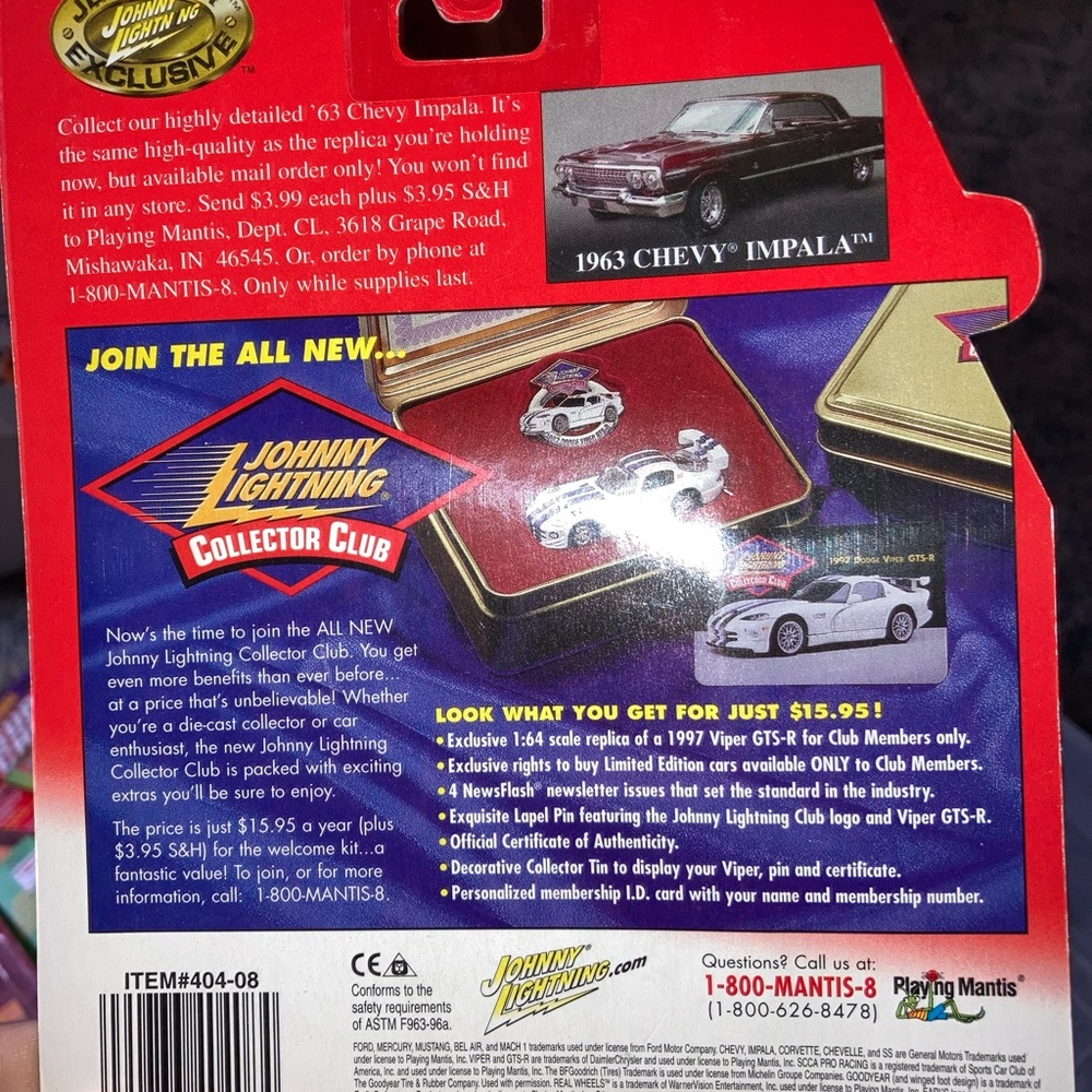 Johnny Lightning Collector Club Set